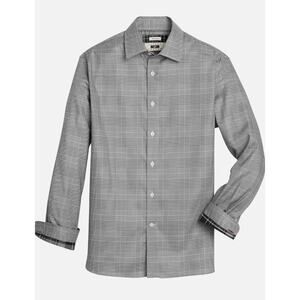 Vintage Joseph Abboud Mens Dress Shirt Gray Size XL